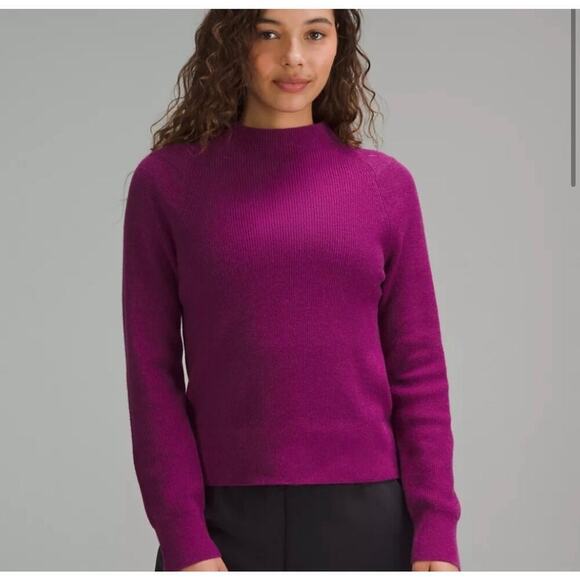 Lululemon Cotton Blend Mock Neck Sweater - Picture 8 of 8